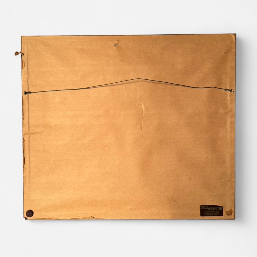 Vintage Crewel Embroidery Floral Wall Art Framed Tulips Hummingbird Matted - Picture 6 of 8